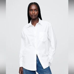 Gap Organic Poplin Big Shirt